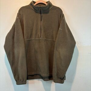 Columbia Sportswear Men’s Fleece Jacket XL Green 1/4 Zip